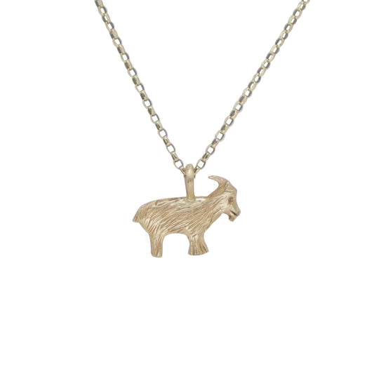 Baby Goat Necklace - 9ct Gold