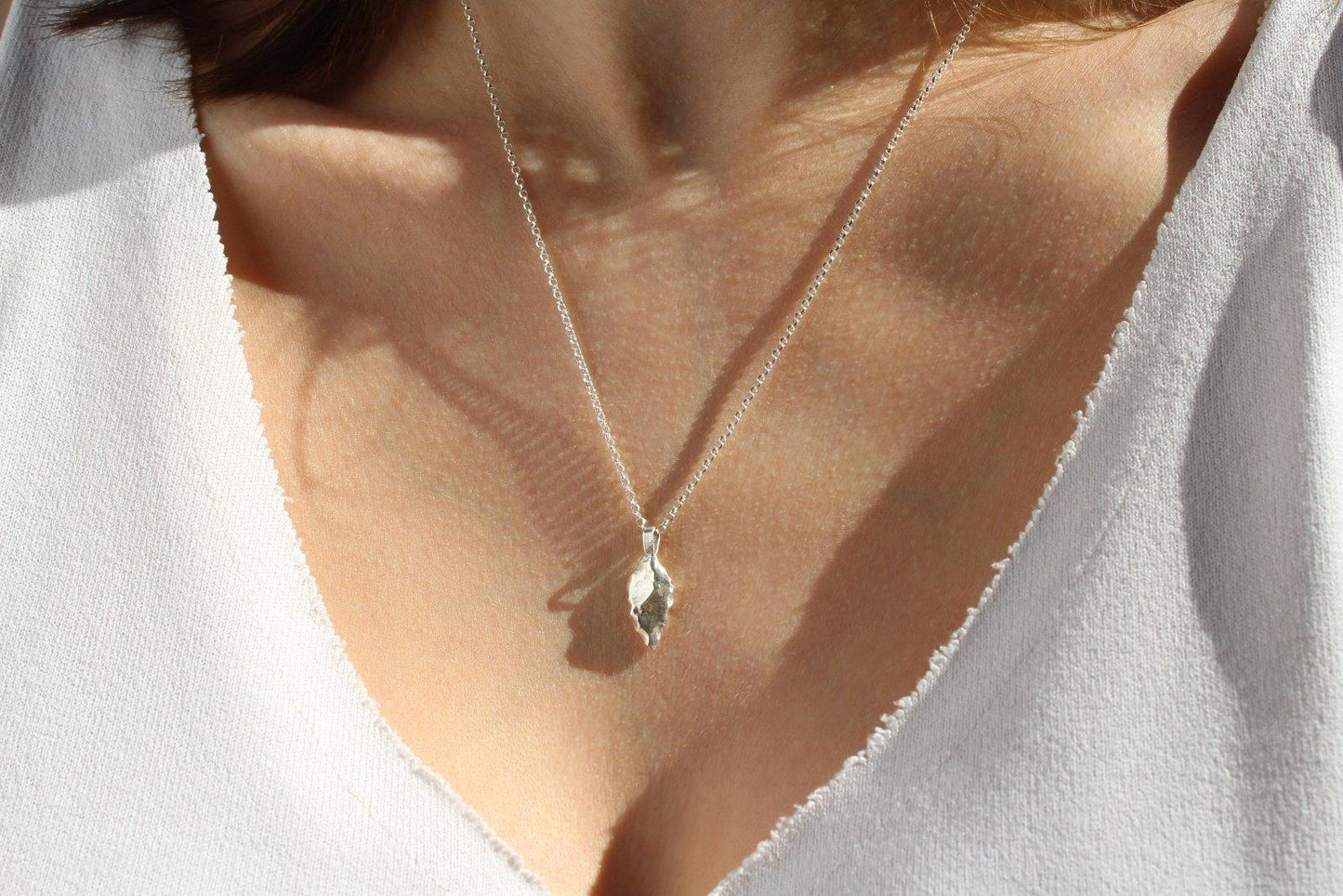 Neolithic Arrowhead Necklace - Sterling Silver - Brotheridge